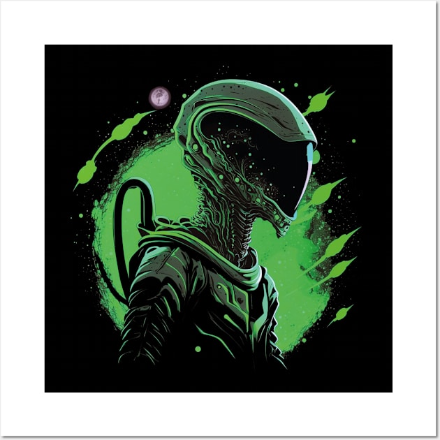 alien Wall Art by rocknerd